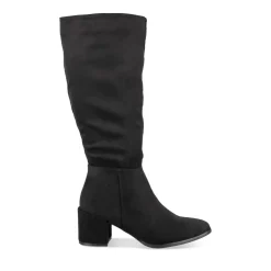 Bottes NOIR Femme Motif Uni Fermeture éclair