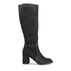 Bottes NOIR Femme Motif Uni Fermeture éclair