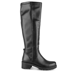 Bottes NOIR Femme Motif Uni Fermeture éclair