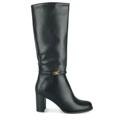 Bottes NOIR Femme Motif Uni Fermeture éclair