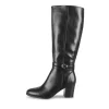 Bottes NOIR Femme Motif Uni A Enfiler