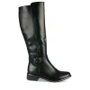 Bottes NOIR Femme Motif Uni Fermeture éclair