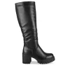 Bottes NOIR Femme Motif Uni Fermeture éclair