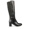 Bottes NOIR Femme Motif Uni Fermeture éclair