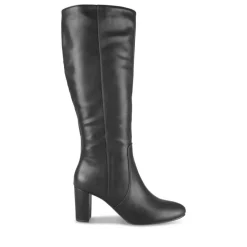Bottes NOIR Femme Motif Uni Fermeture éclair