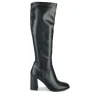 Bottes NOIR Femme Motif Uni Fermeture éclair