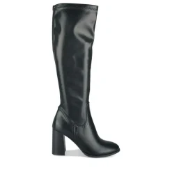 Bottes NOIR Femme Motif Uni Fermeture éclair