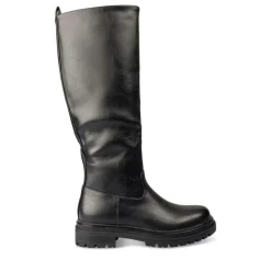 Bottes NOIR Femme Motif Uni Fermeture éclair