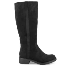 Bottes NOIR Femme Motif Uni Fermeture éclair