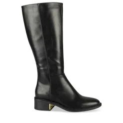 Bottes NOIR Femme Motif Uni Fermeture éclair