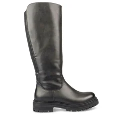 Bottes NOIR Femme Motif Uni Fermeture éclair