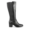 Bottes NOIR Femme Motif Uni Fermeture éclair