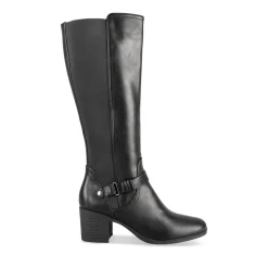 Bottes NOIR Femme Motif Uni Fermeture éclair