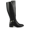 Bottes NOIR Femme Motif Uni Fermeture éclair