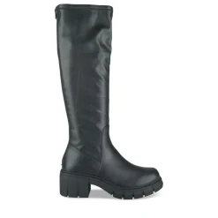 Bottes NOIR Femme Motif Uni Fermeture éclair