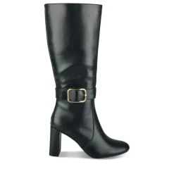 Bottes NOIR Femme Motif Uni Fermeture éclair