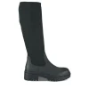 Bottes NOIR Femme Motif Uni A Enfiler