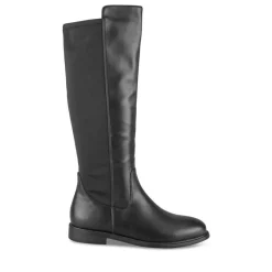 Bottes NOIR Femme Motif Uni Fermeture éclair