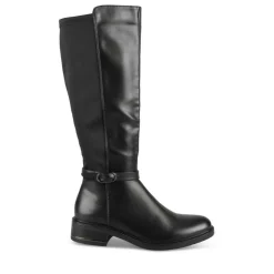 Bottes NOIR Femme Motif Uni Fermeture éclair