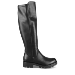 Bottes NOIR Femme Motif Uni Fermeture éclair