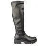 Bottes NOIR Femme Motif Uni Fermeture éclair