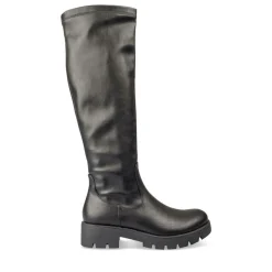 Bottes NOIR Femme Motif Uni Fermeture éclair