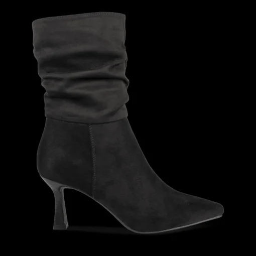 Bottes NOIR Femme Motif Uni Fermeture éclair