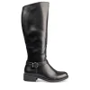 Bottes NOIR Femme Motif Uni Fermeture éclair
