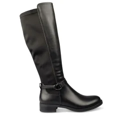Bottes NOIR Femme Motif Uni Fermeture éclair