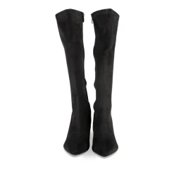 Bottes NOIR Femme Motif Uni Fermeture éclair