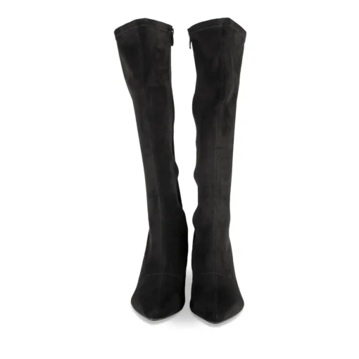 Bottes NOIR Femme Motif Uni Fermeture éclair