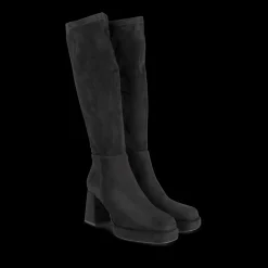 Bottes NOIR Femme Motif Uni Fermeture éclair