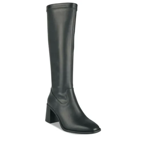 Bottes NOIR Femme Motif Uni Fermeture éclair