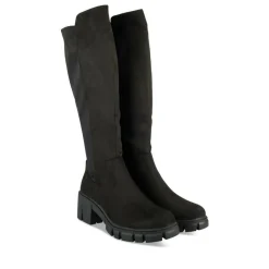 Bottes NOIR Femme Motif Uni Fermeture éclair