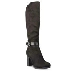Bottes NOIR Femme Motif Uni Fermeture éclair