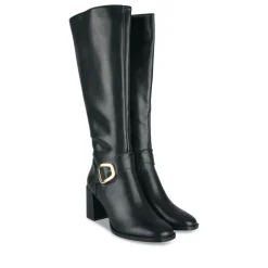 Bottes NOIR Femme Motif Uni Fermeture éclair