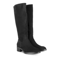 Bottes NOIR Femme Motif Uni A Enfiler
