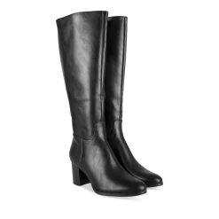 Bottes NOIR Femme Motif Uni Fermeture éclair