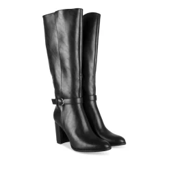 Bottes NOIR Femme Motif Uni Fermeture éclair
