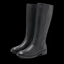 Bottes NOIR Femme Motif Uni Fermeture éclair