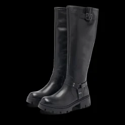 Bottes NOIR Femme Motif Uni Fermeture éclair