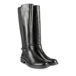 Bottes NOIR Femme Motif Uni Fermeture éclair