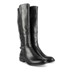 Bottes NOIR Femme Motif Uni Fermeture éclair