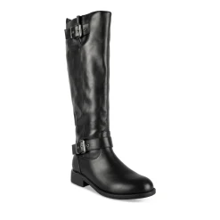 Bottes NOIR Femme Motif Uni Fermeture éclair
