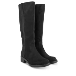 Bottes NOIR Femme Motif Uni Fermeture éclair