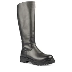 Bottes NOIR Femme Motif Uni Fermeture éclair