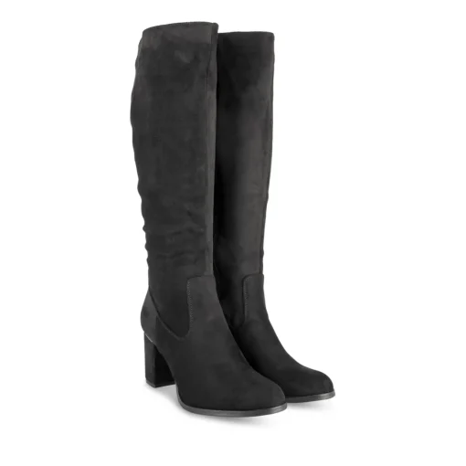 Bottes NOIR Femme Motif Uni Fermeture éclair