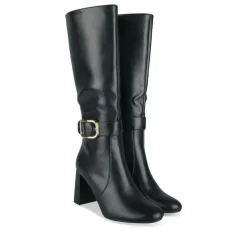 Bottes NOIR Femme Motif Uni Fermeture éclair