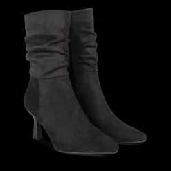 Bottes NOIR Femme Motif Uni Fermeture éclair