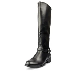 Bottes NOIR Femme Motif Uni Fermeture éclair